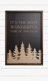 It's The Most Wonderful Time Of The Year - Laser Cut