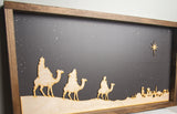 Three Wisemen - Wooden Laser Cut Graphics