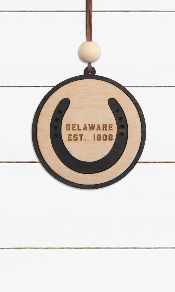 Delaware Horseshoe - Ornament