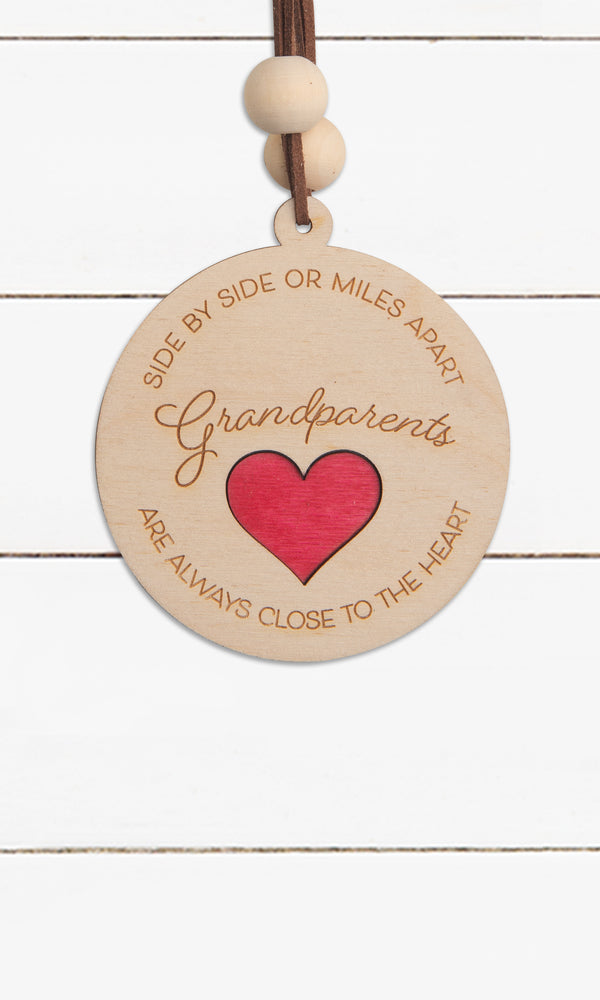 Grandchild Grandparent Pair - Set of 2 Ornaments