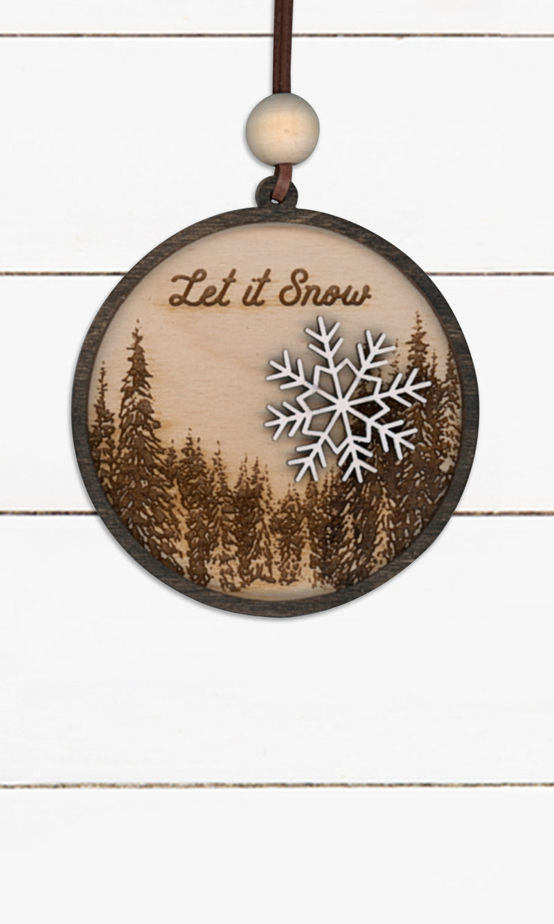 Let It Snow - Ornament