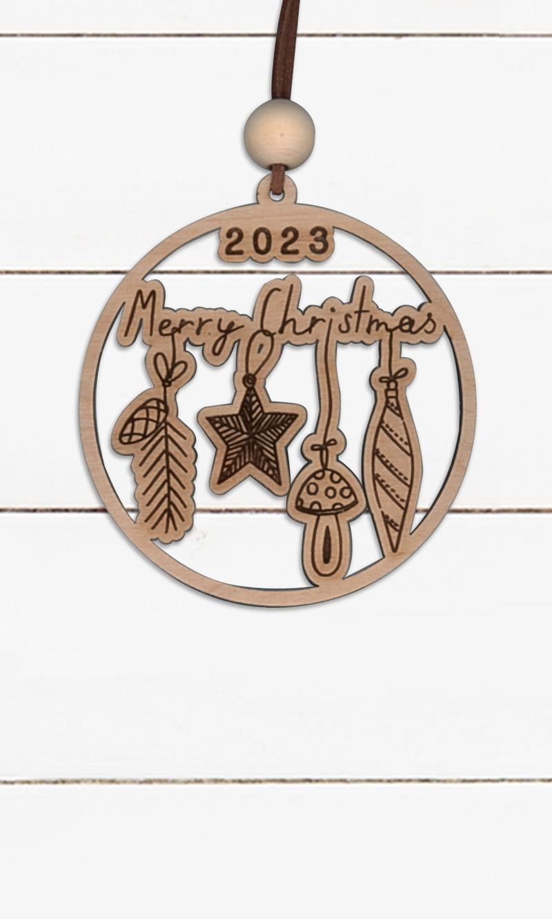2023 – Merry Christmas Ornaments - Ornament