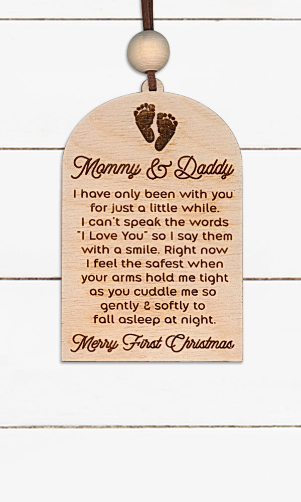 Mommy & Daddy's First Christmas, Ornament