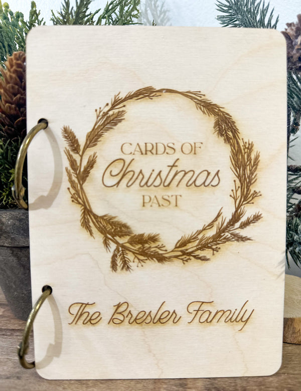 Christmas Card Keeper - Personalized