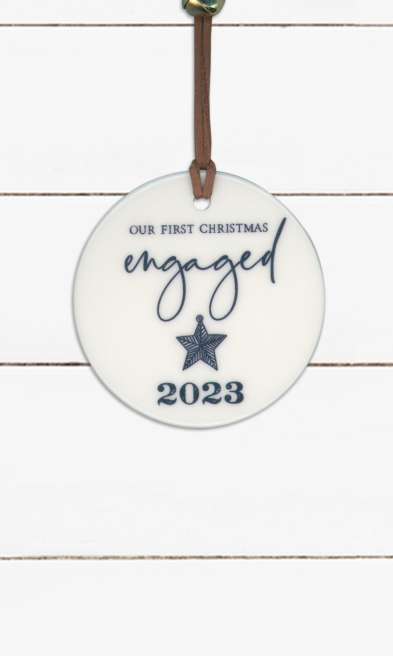 Our First Christmas Engaged - 2023, Ornament