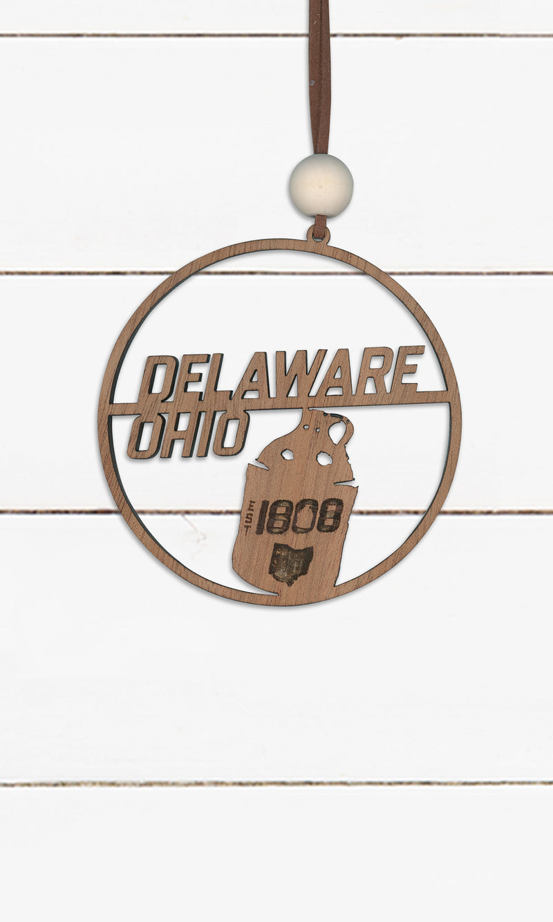 Delaware Ohio - Brown Jug - Ornament