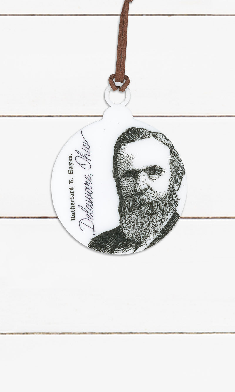 Rutherford B Hayes - Delaware Ohio - Large Portrait, Ornament