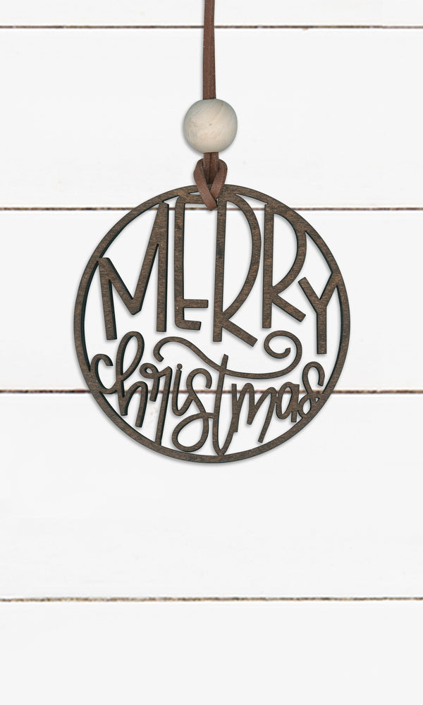 Merry Christmas - Laser Cut Ornament