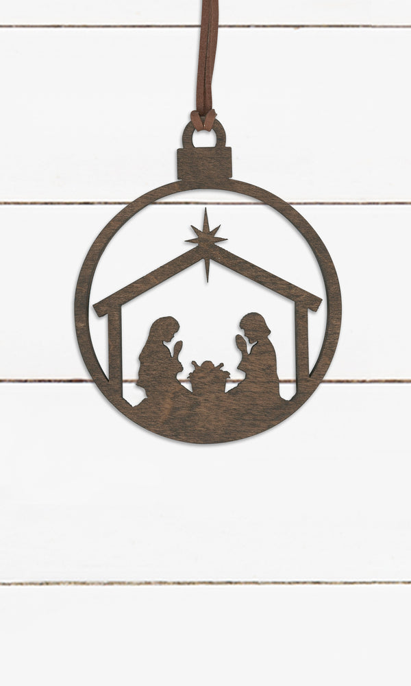 Nativity Scene - Laser Cut Ornament
