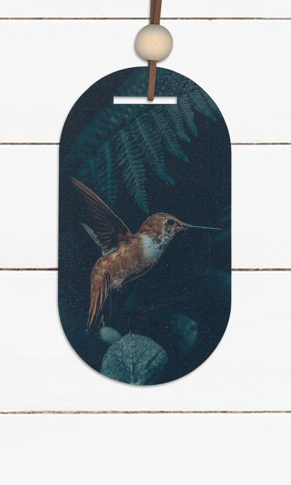 Floral - Hummingbird, Ornament