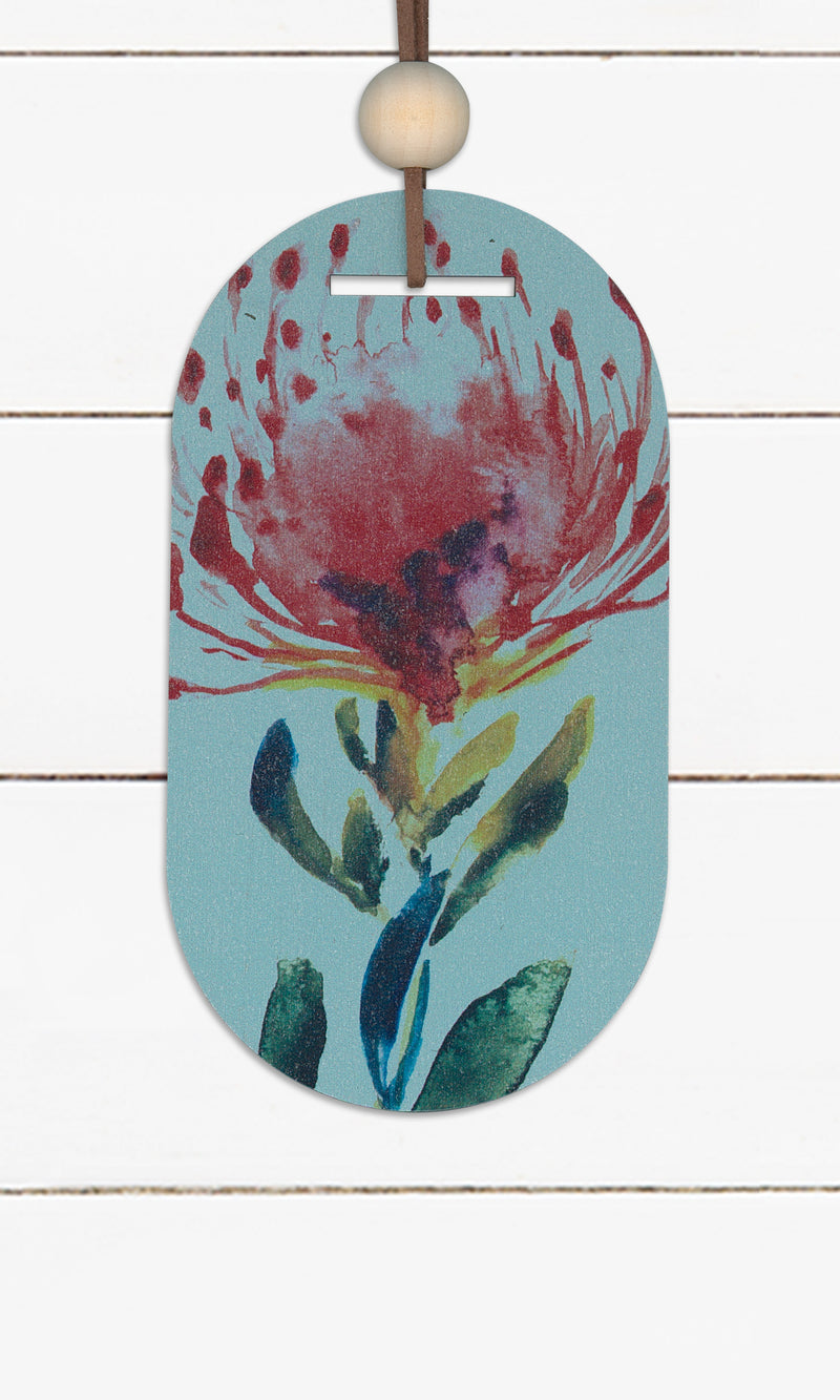 Floral - Turquoise Flower, Ornament