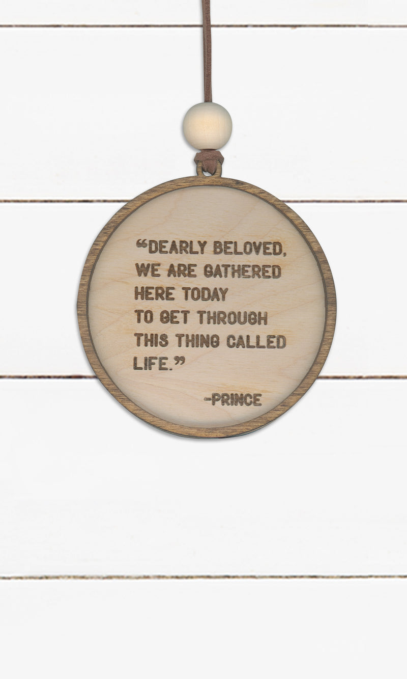 Prince, Dearly Beloved - Round, Ornament