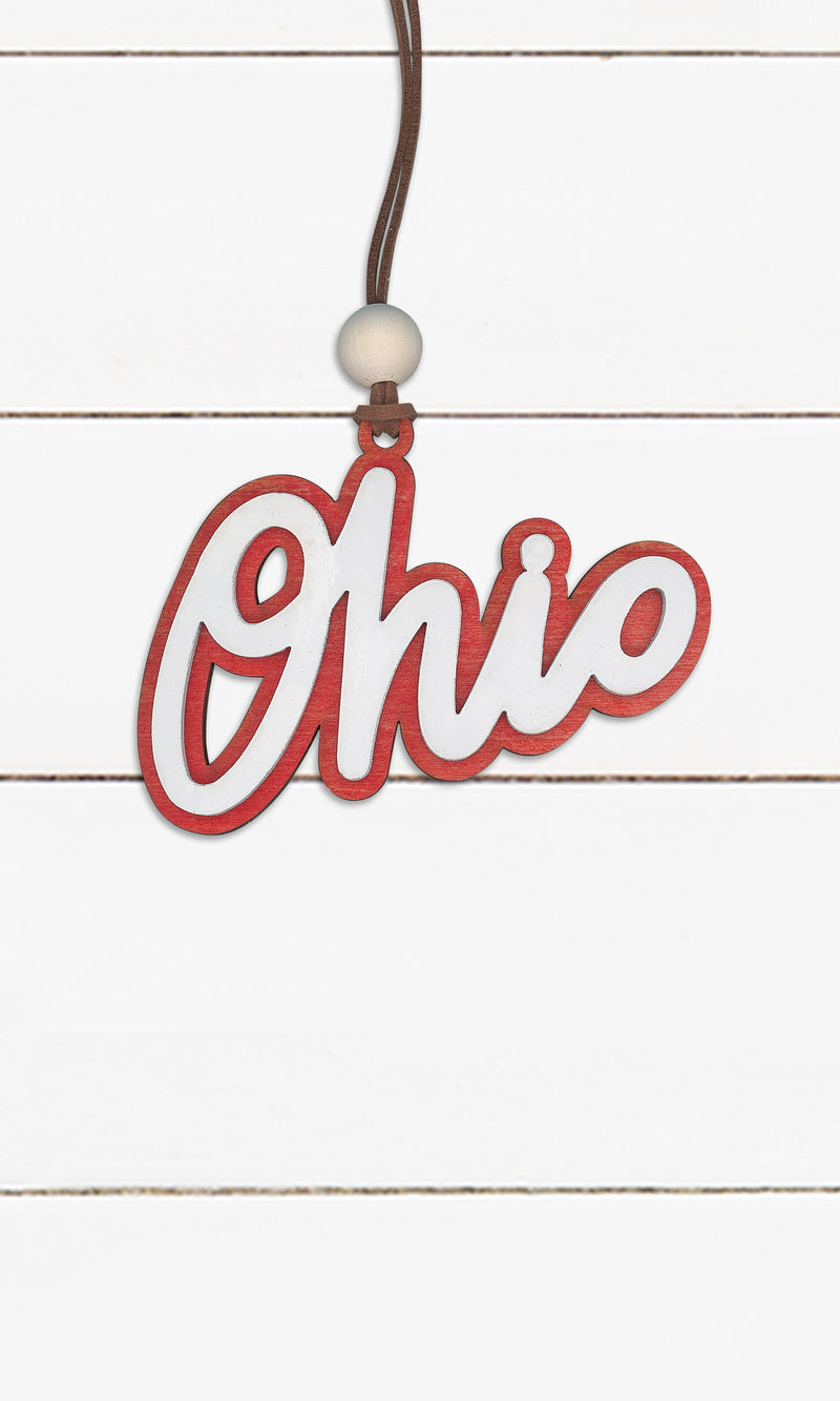 Script - Ohio Doublestack, Ornament