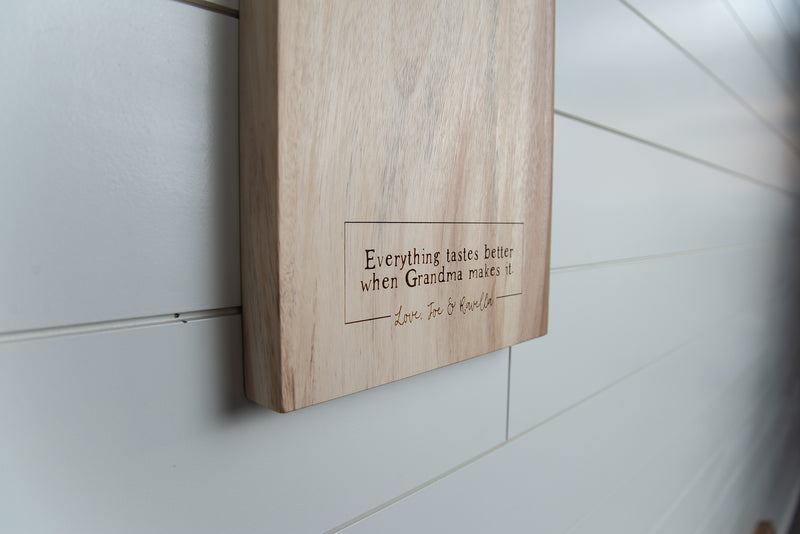 Everything Tastes Better - Personalized Cutting Board