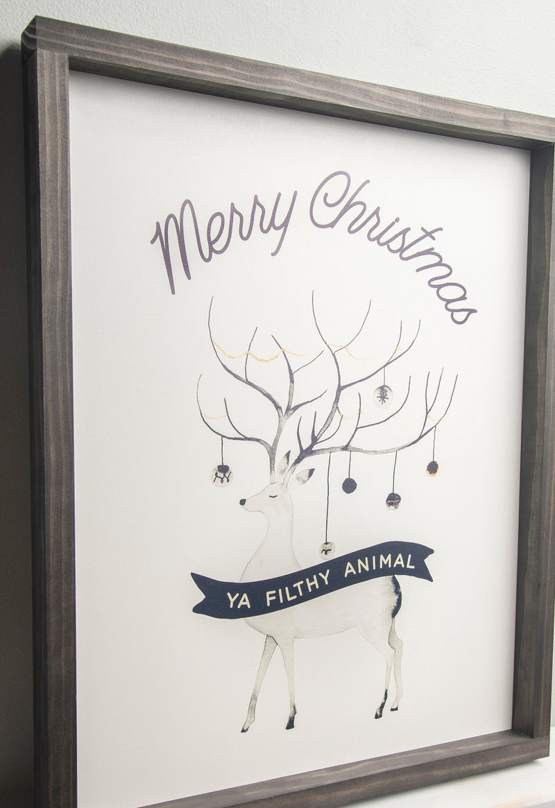 Merry Christmas Ya Filthy Animal - UV Print