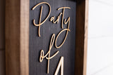 Family Party Sign