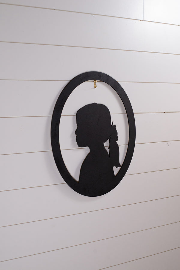 Silhouette - Customized Laser Cut Wood Sign