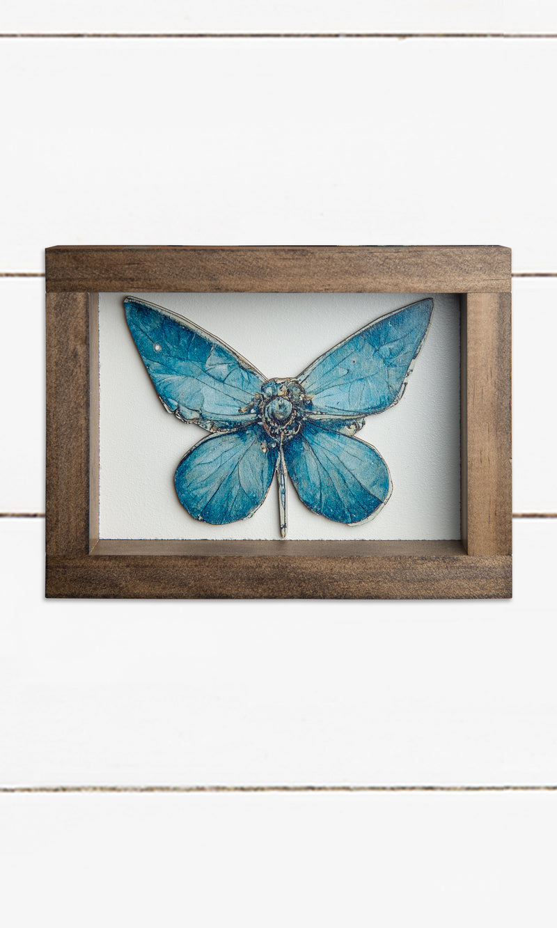 Butterfly Sign - BlueDragonfly - Laser Cut & UV Printed Graphics