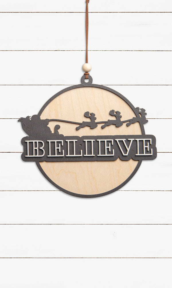 Believe, Wreath / Door Hanger