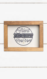 Silent Night Holy Night - Small - Laser Cut & UV